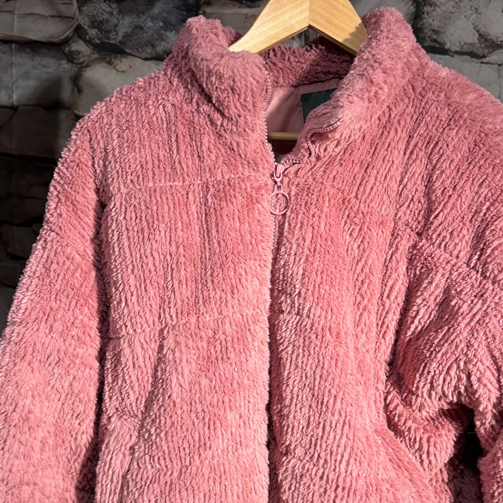 wild fable Dusty Pink Teddy Sherpa Zip Jacket